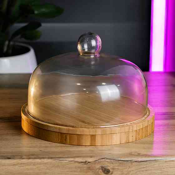 Yiwu Набір для нарізання сиру Ø 25 зі скляною кришкою Киев