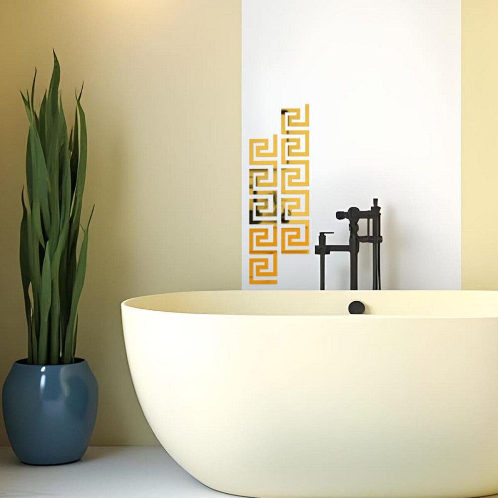 Зеркальный декор акриловый самоклеющийся золото,10шт (D) SW-00002507 Днепр - изображение 6