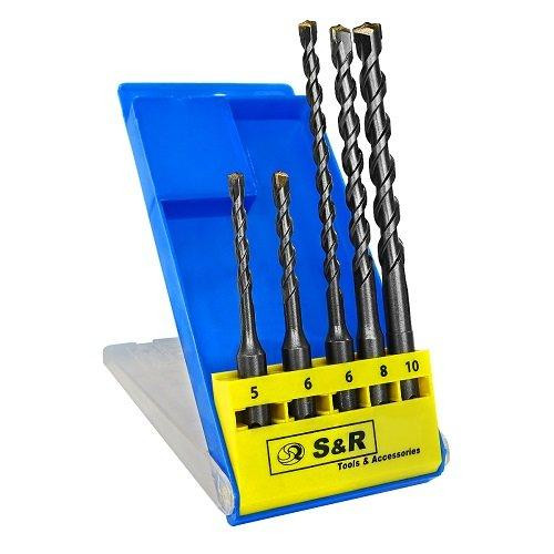 Набір бурів S & R Meister SDS-plus 5шт.(210240005) Коломия - фото 1