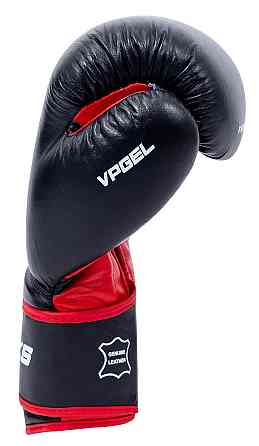 Боксерські рукавички для боксу та єдиноборств чорні натуральна шкіра V`Noks Inizio 10 унцій Київ