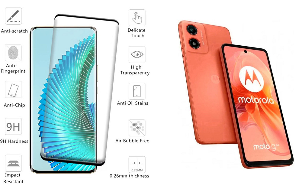 Защитное стекло HyperGlass Pro для Motorola G04 – максимальная чувствительность и защита Киев - изображение 2