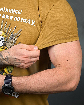 Тактична потовідвідна футболка Подивися coyot ПП4683 Київ - фото 5