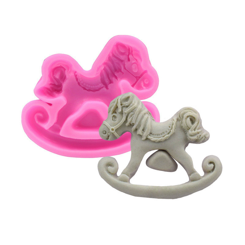 Силиконовая форма Лошадь 80 на 92 мм розовый Киев - изображение 9