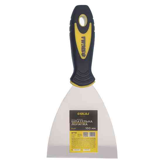 Шпательна лопатка неіржавка Profi 100 мм SIGMA (8322141) Київ