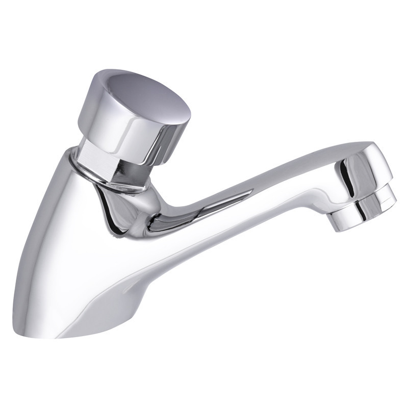 Монокран для умивальника Zerix Z9042 натискний порційний латунь (ZX2727) Чернівці - фото 1