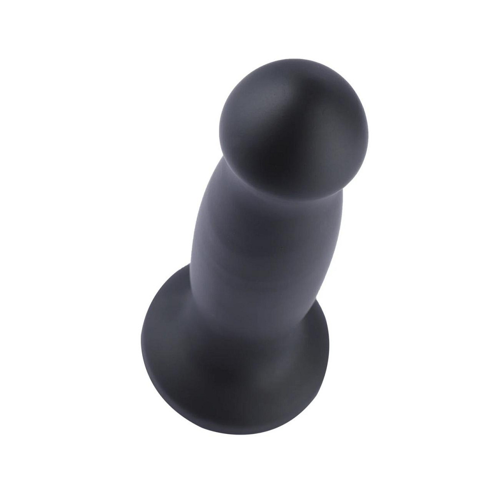 Силіконовий фалоімітатор для секс-машин Hismith 7.2" Black Silicone Anal Dildo, система KlicLok Sex Aura Київ - фото 3
