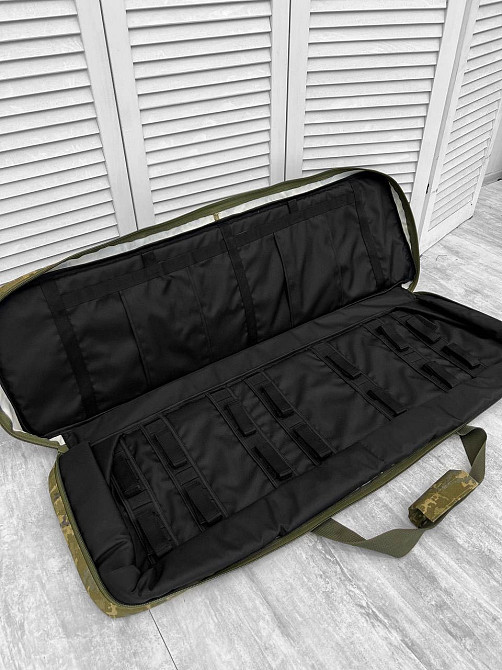 Сумка для переноски оружия хранения пиксель кейс для АК  АКС  AR  M-16 Черный Одесса - изображение 7