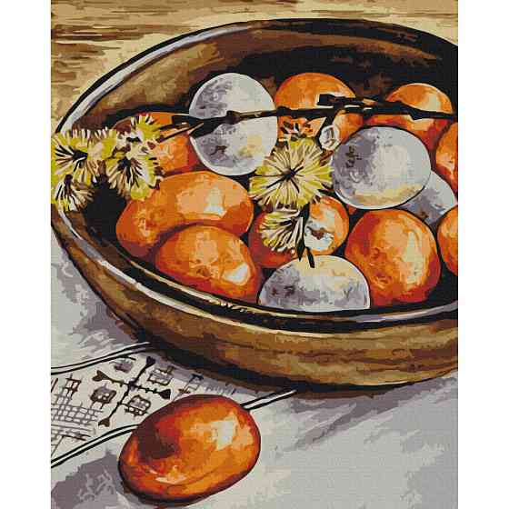 Картина за номерами "Крашанки і верба" © Каріна Зіміна Brushme BS53950 40x50 см Вінниця