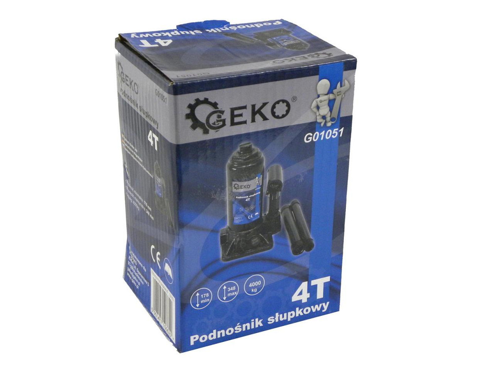 Домкрат гідравлічний пляшковий 4 тони Київ - фото 2