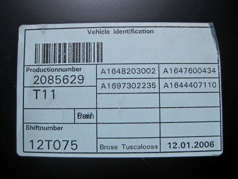 Mercedes-Benz  A1647303279 Склопідйомник задніх правих дверей ML W164 GL X164 Одеса - фото 3