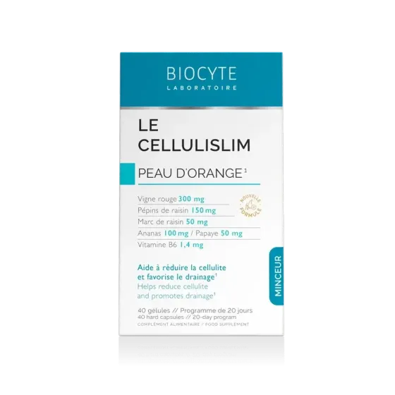 Biocyte LE CELLULISLIM Підтримка при терапії целюліту, 40 капсул Дніпро