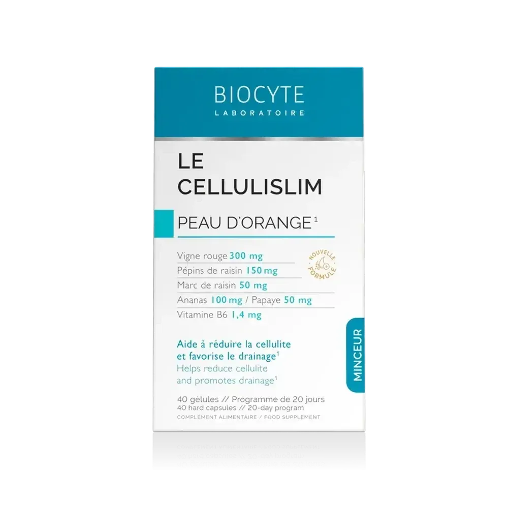 Biocyte LE CELLULISLIM Підтримка при терапії целюліту, 40 капсул Дніпро - фото 1