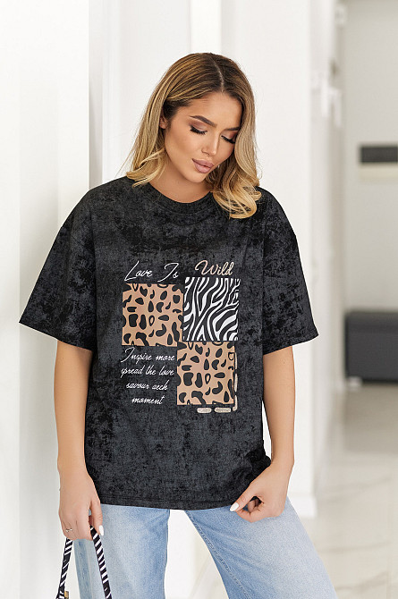 Стильная футболка тай-дай 