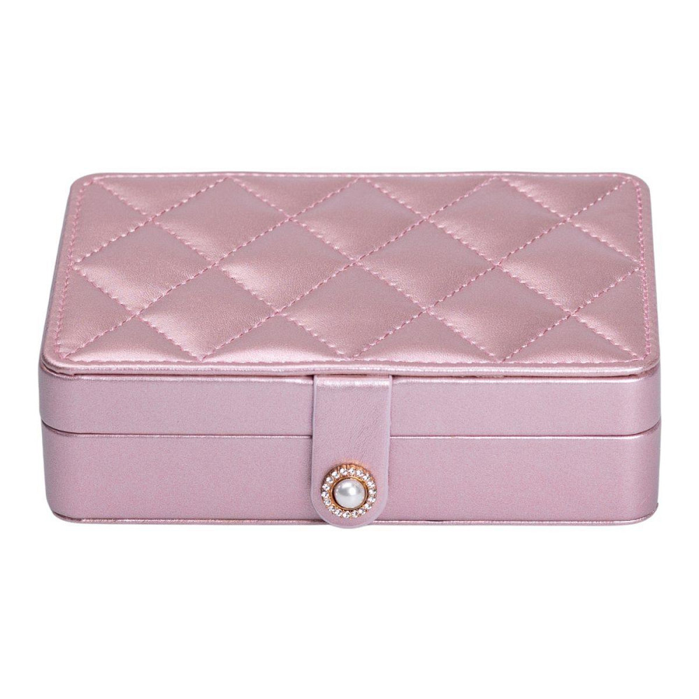 Шкатулка для прикрас з еко-шкіри 16×11 см Київ - фото 3