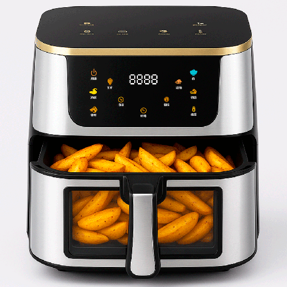 Аэрофритюрница 10л, 4200Вт, TK00247 / Аэрогриль / Мультипечь / Фритюрница безмаслянная Киев