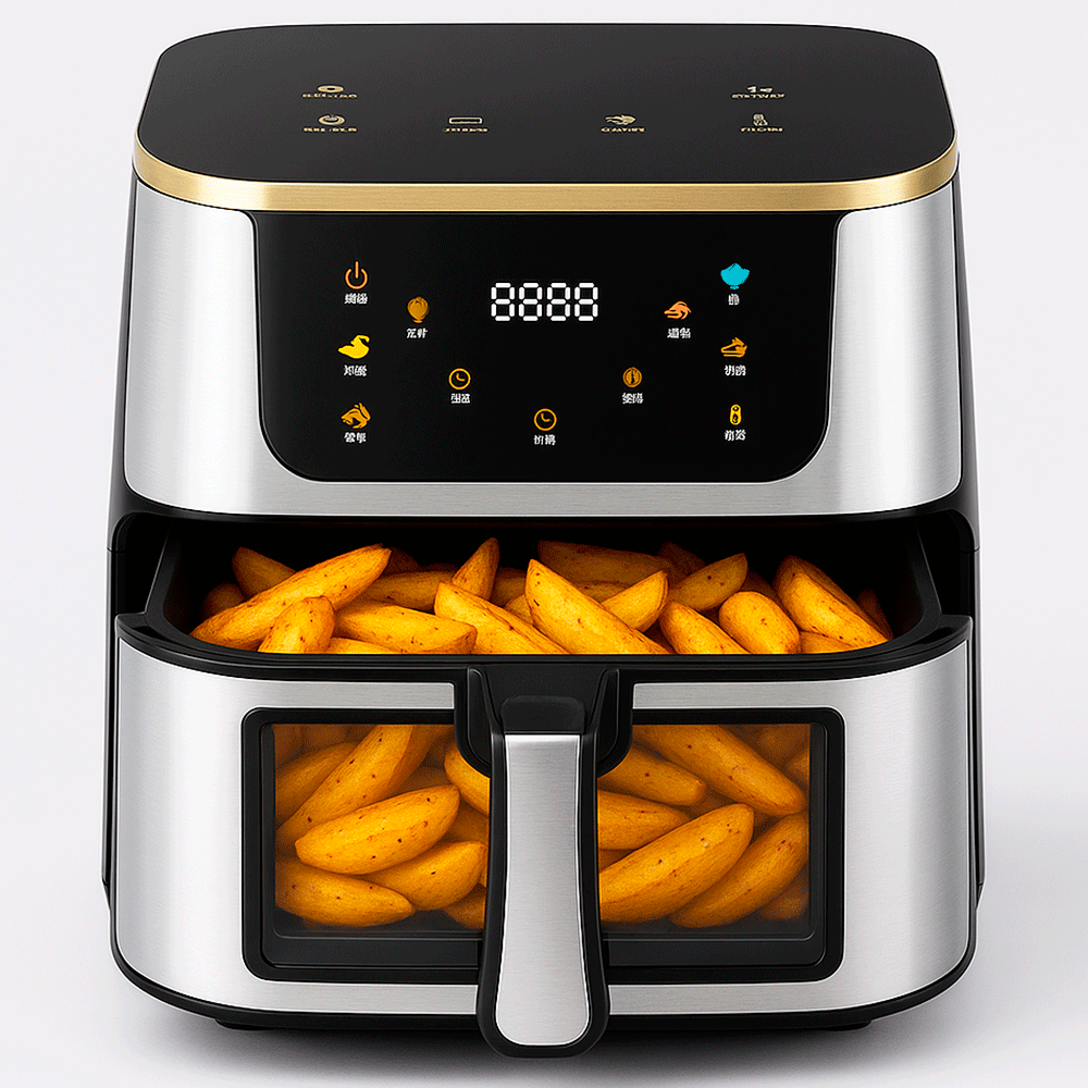 Аэрофритюрница 10л, 4200Вт, TK00247 / Аэрогриль / Мультипечь / Фритюрница безмаслянная Киев - изображение 3