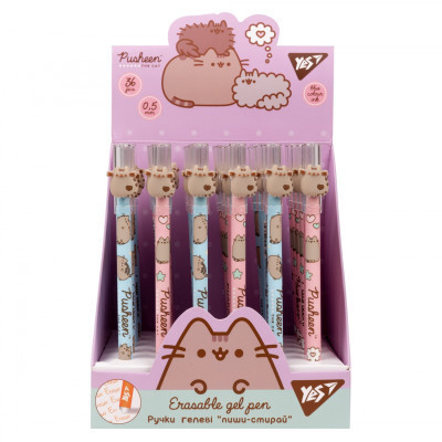 Ручка гелевая Yes пиши-стирай Mister Hipster 0,5 мм, синяя в ассортименте (420398) Винница - изображение 3