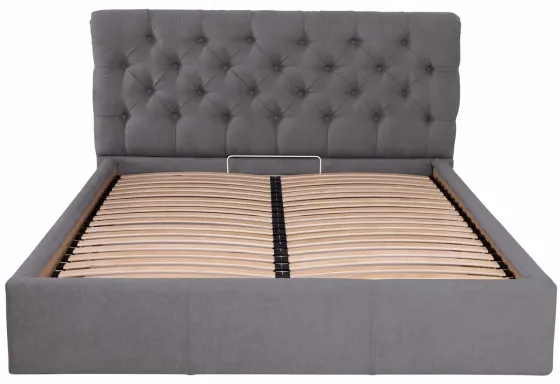 Ліжко Двоспальне London Standart 180 х 200 см Місті Dark Grey Темно-сірий Київ