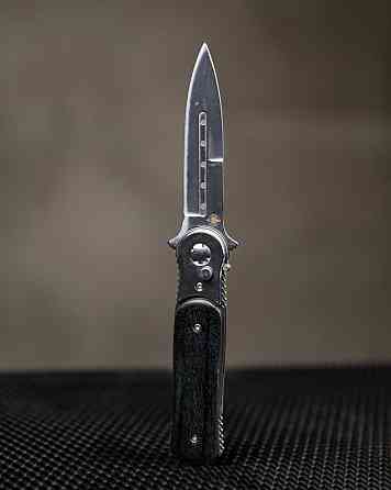 Ніж Викидний Кишеньковий з дерев'яною ручкою ВТ6883 Одеса