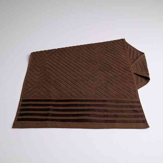 Полотенце банное махровое SOFT GM Textile 70х140см 500г/м2 (Коричневый) Сумы