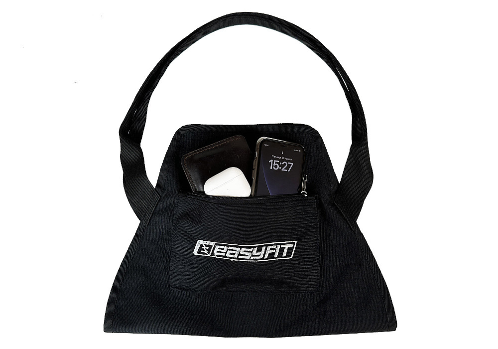 Сумка-переноска EasyFit для йога-килимка Чорна Коломия - фото 6