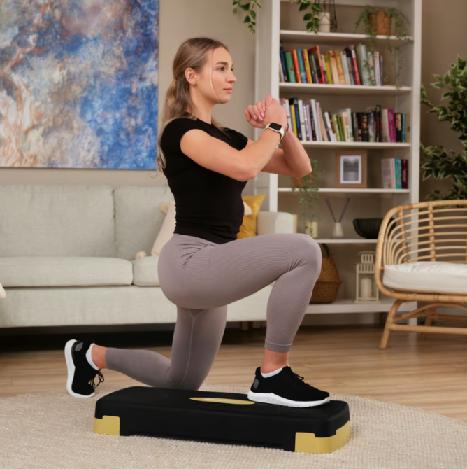 Степ платформа Hop-Sport HS-PP033AS чорно-золота Київ - фото 7