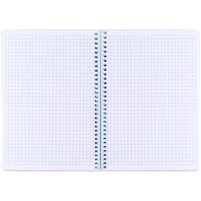 Блокнот Axent на спіралі А5 80 аркушів, клітинка, пластикова обкладинка, персиковий (8462-3-A) Вінниця - фото 3