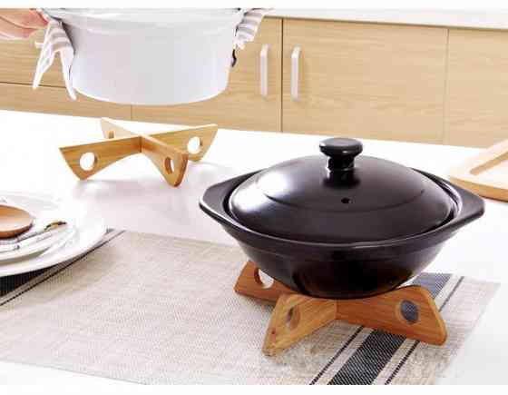 Подставка под горячее из натурального дерева, двухсторонняя Винница