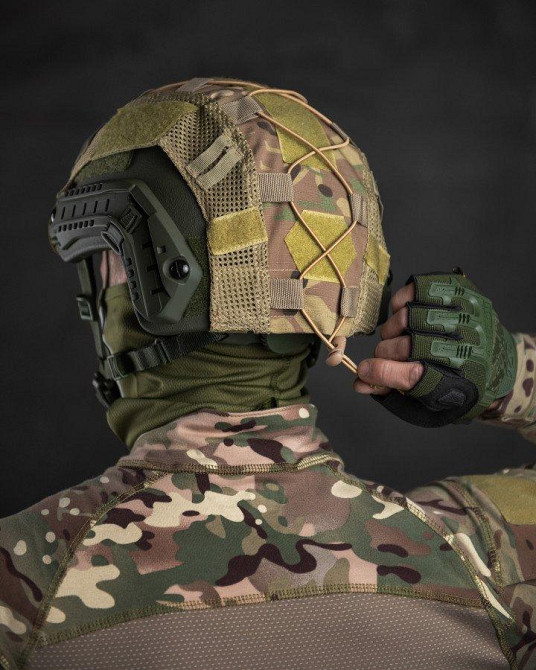 Кавер мультикам на шлему FAST  фаст открытый безухий Одесса - изображение 3