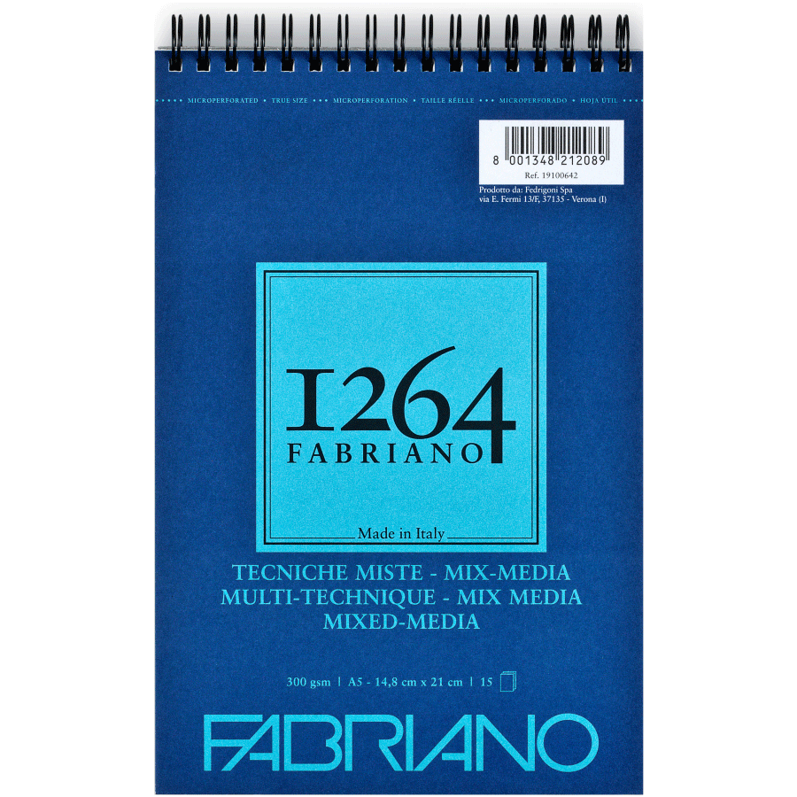 Альбом на спирали Mix Media 1264 А5 300г/м2 15л Fabriano Киев - изображение 1