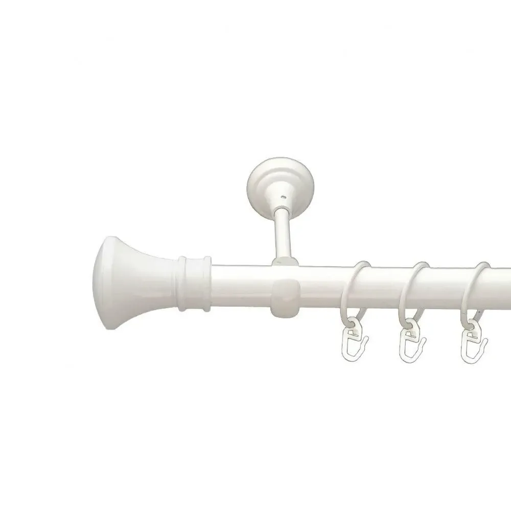 Карниз Orvit Люксор металевий однорядний відкритий Арктіс 25 мм 160 см (00-00009542) Львів - фото 1