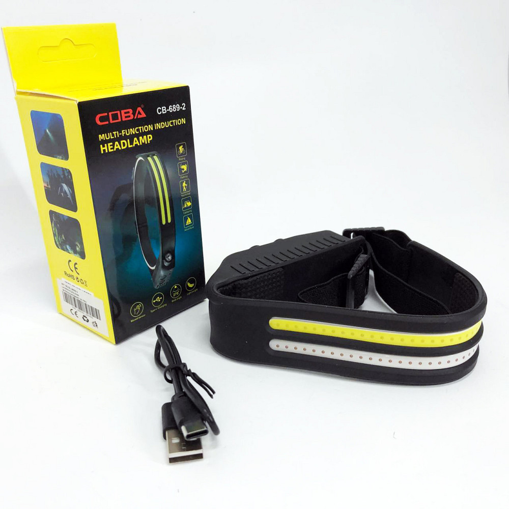 Ліхтар на голову для туристів, Налобний світлодіодний ліхтар для нічних прогулянок LA-62 Львів - фото 10