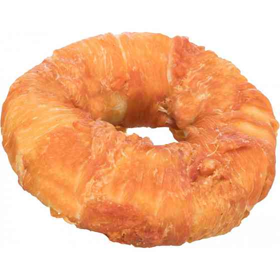 Лакомство Trixie Denta Fun для собак Кольцо для чистки зубов с курицей и начинкой 11 см 65 г Винница