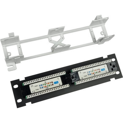 Патч-панель настенная 12 портов 5e UTP Eserver (WT-2180-Dual) Винница - изображение 2