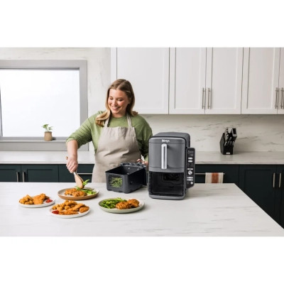 Мультипечь Ninja Double Stack XL 2-Level Air Fryer 9,5 л (SL400EU) Винница - изображение 6