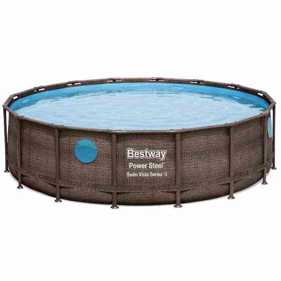 Бассейн каркасный Bestway 56725 (488-122 см), 19480 л Винница