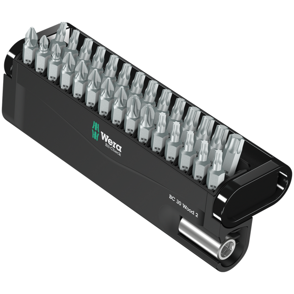 Набор бит PH,PZ,Torx по дереву 30шт. Wera Bit-Check 30 Wood 05057432001 Одесса - изображение 1