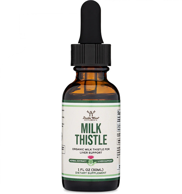 Экстракт расторопши Double Wood Supplements Milk Thistle Organic Seed (108 mg in 1 ml) 30 ml Луцк - изображение 1