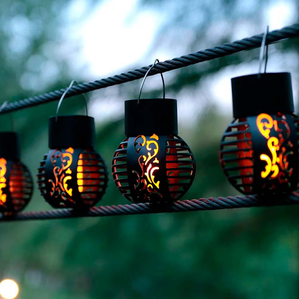 Солнечный садовый светильник с эффектом пламени (9×7×4,5см) 1шт SBR Киев - изображение 2