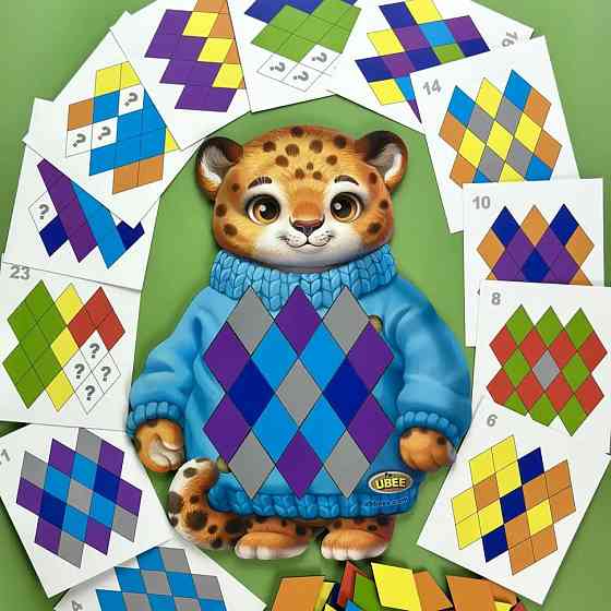 Розвиваючий пазл-вкладиш "Гепард" (ПСД289) PSD289 Вінниця