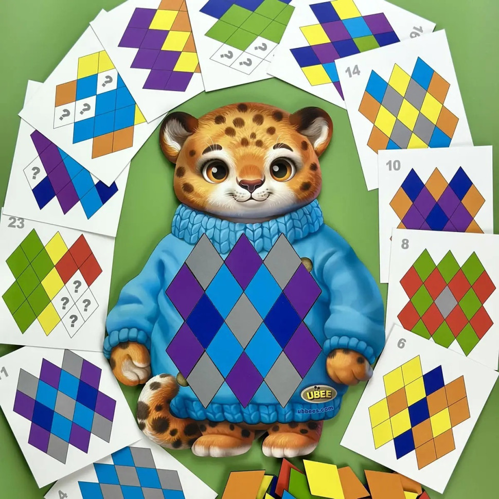 Розвиваючий пазл-вкладиш "Гепард" (ПСД289) PSD289 Вінниця - фото 2