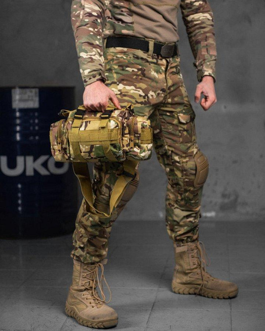 Сумка тактическая наплечная модульная молли  на 5 л  МТК  ВТ7601 Одесса - изображение 6