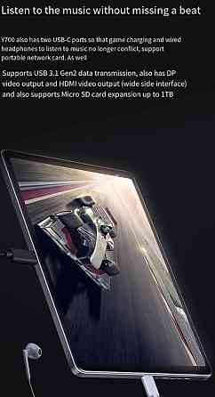 Планшет Lenovo Legion Y700 (2023) 12/256Gb. TB320FC 144Hz. Shapdragon 8+ 6550mAh. 45W. Киев