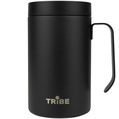Термокружка Tribe Adventure Mug 450 мл black (T-FA-0032-black) Винница - изображение 1