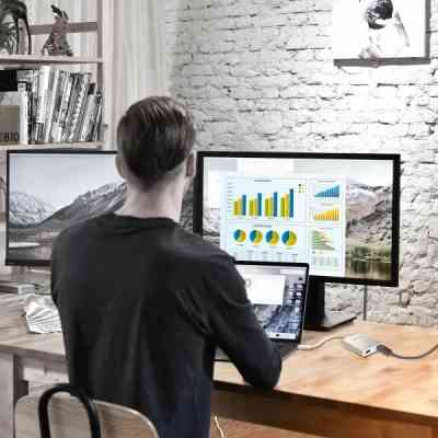 Адаптер USB-A to 2xHDMI F dual display J5create (JUA365-N) Вінниця