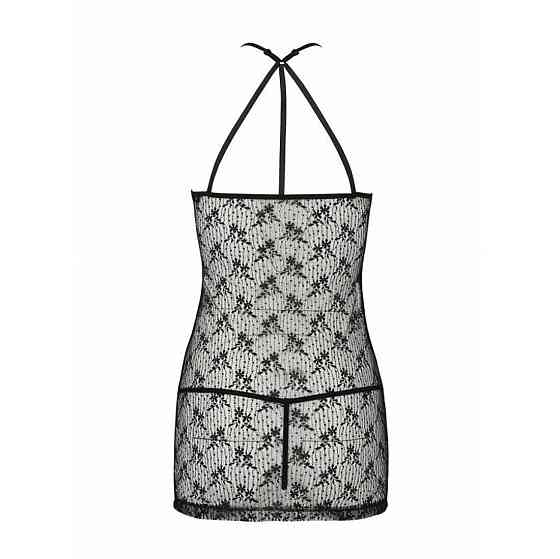 Напівпрозора Сорочка Passion AZALIA CHEMISE S/M, black Sex Aura Київ