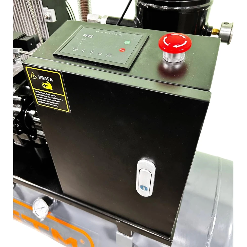 Гвинтовий повітряний компресор 200 л GTM DLG7.5V масляний 7.5 кВт (DLG7.5V) Київ - фото 7