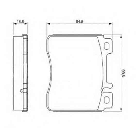 Гальмівні колодки Bosch дискові передні MB C/S/E-Class ''>98 0986460976 Харків