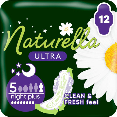 Гігієнічні прокладки Naturella Ultra Night Plus 12 шт. (8700216882347) Вінниця - фото 1