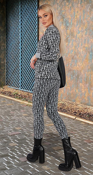 Теплий в'язаний костюм (42-46) Київ - фото 2